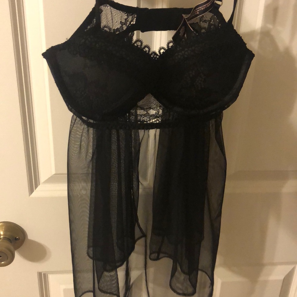 Victoria’s Secret Black Teddy, never worn.